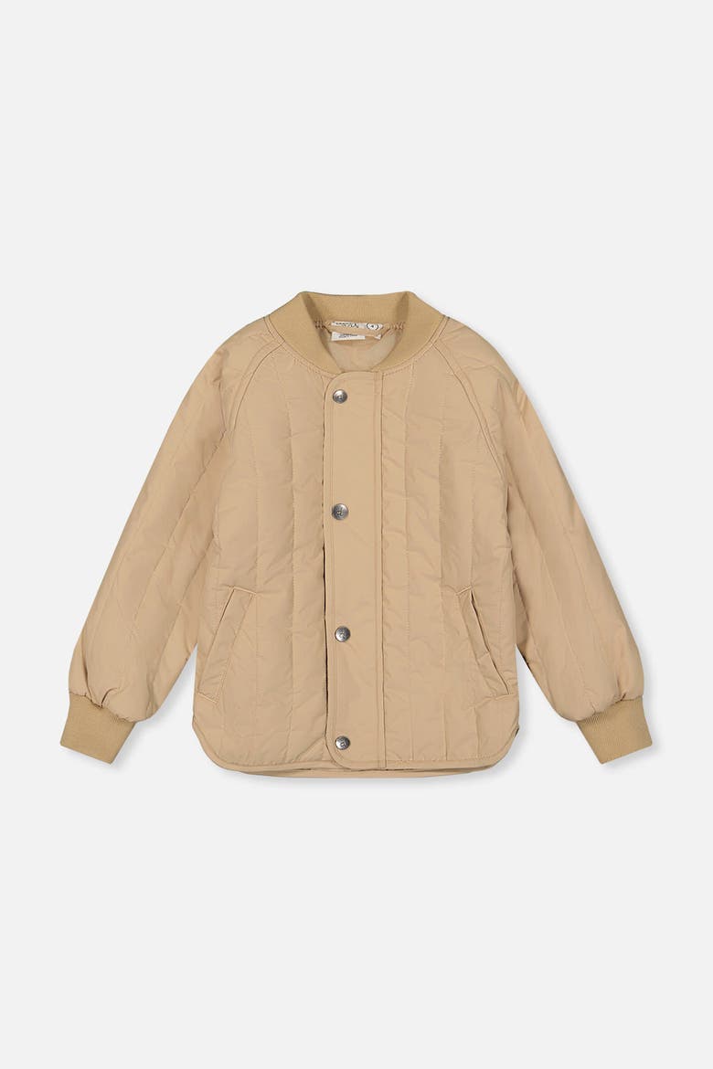 Quilted Raglan Sleeve Zip Pocket Jacket, Main, color, Beige