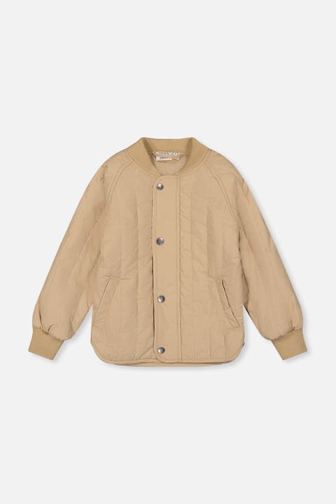 Quilted Raglan Sleeve Zip Pocket Jacket (Toddler, Little Kid & Big Kid)
