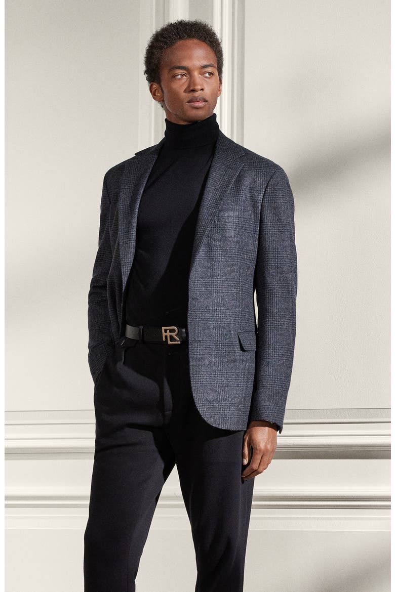 Hadley Glen Plaid Tailored Wool Jacket, Alternate, color, CHARCOAL MULTI W. BURGUNDY