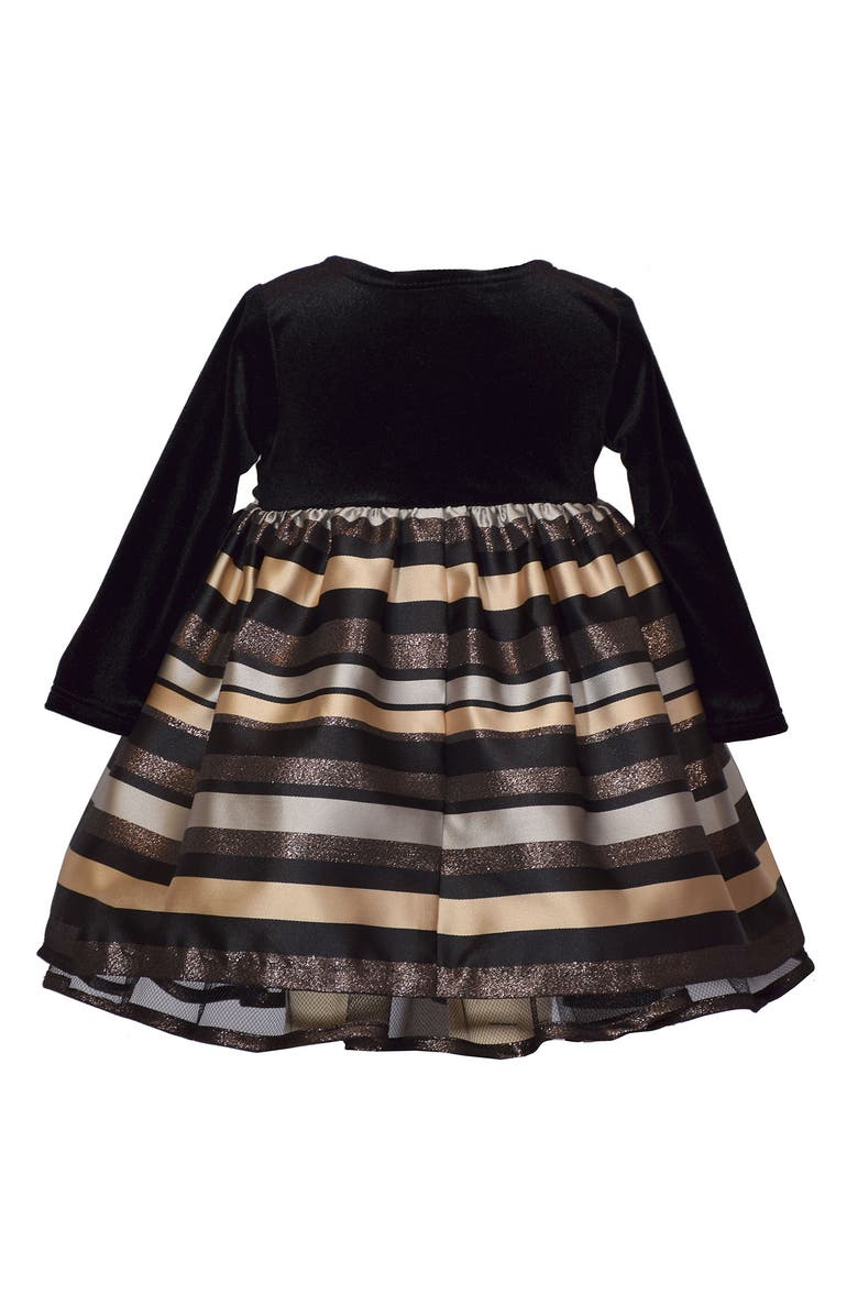 GERSON & GERSON Striped Long Sleeve Dress, Alternate, color, 