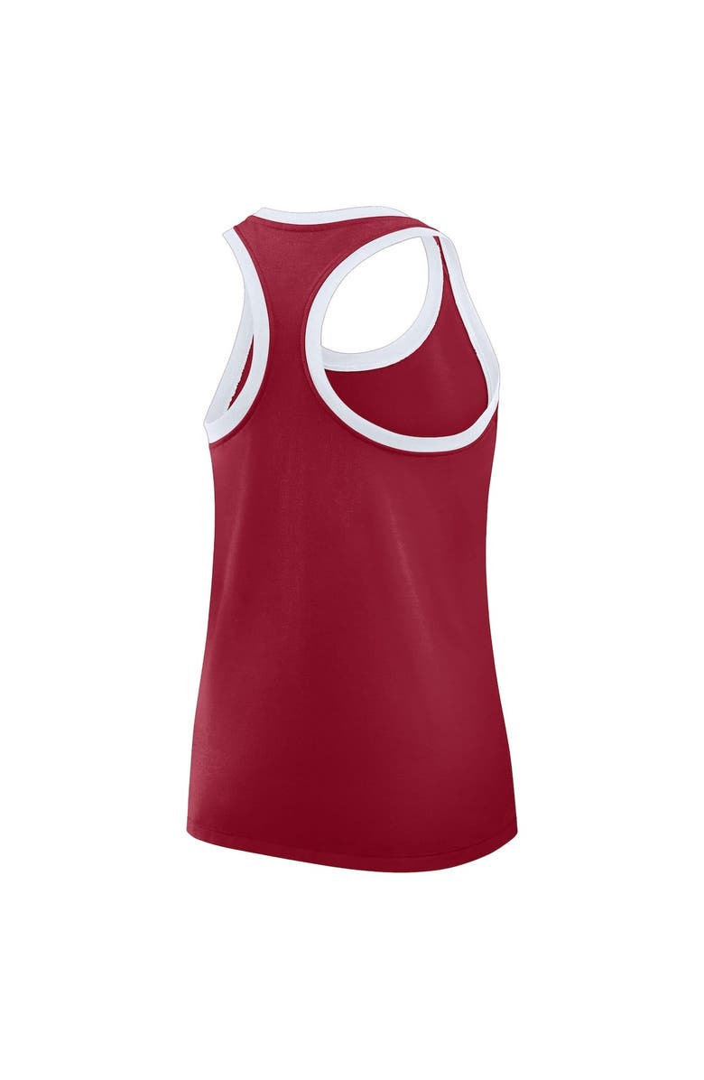 Jordan Brand Women's Jordan Brand Crimson Oklahoma Sooners Exceptional Talent Primetime Shadow Tri-Blend Racerback Tank Top, Alternate, color, 