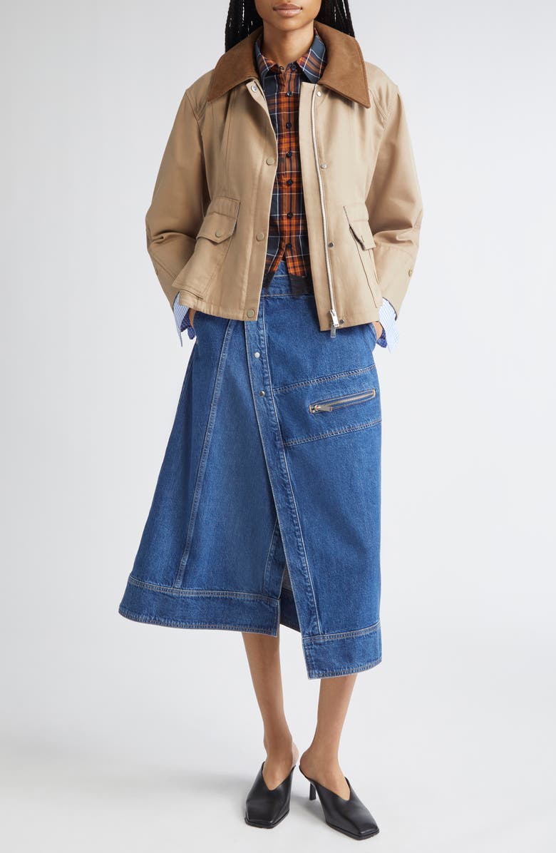 3.1 Phillip Lim Crop Barn Jacket, Alternate, color,