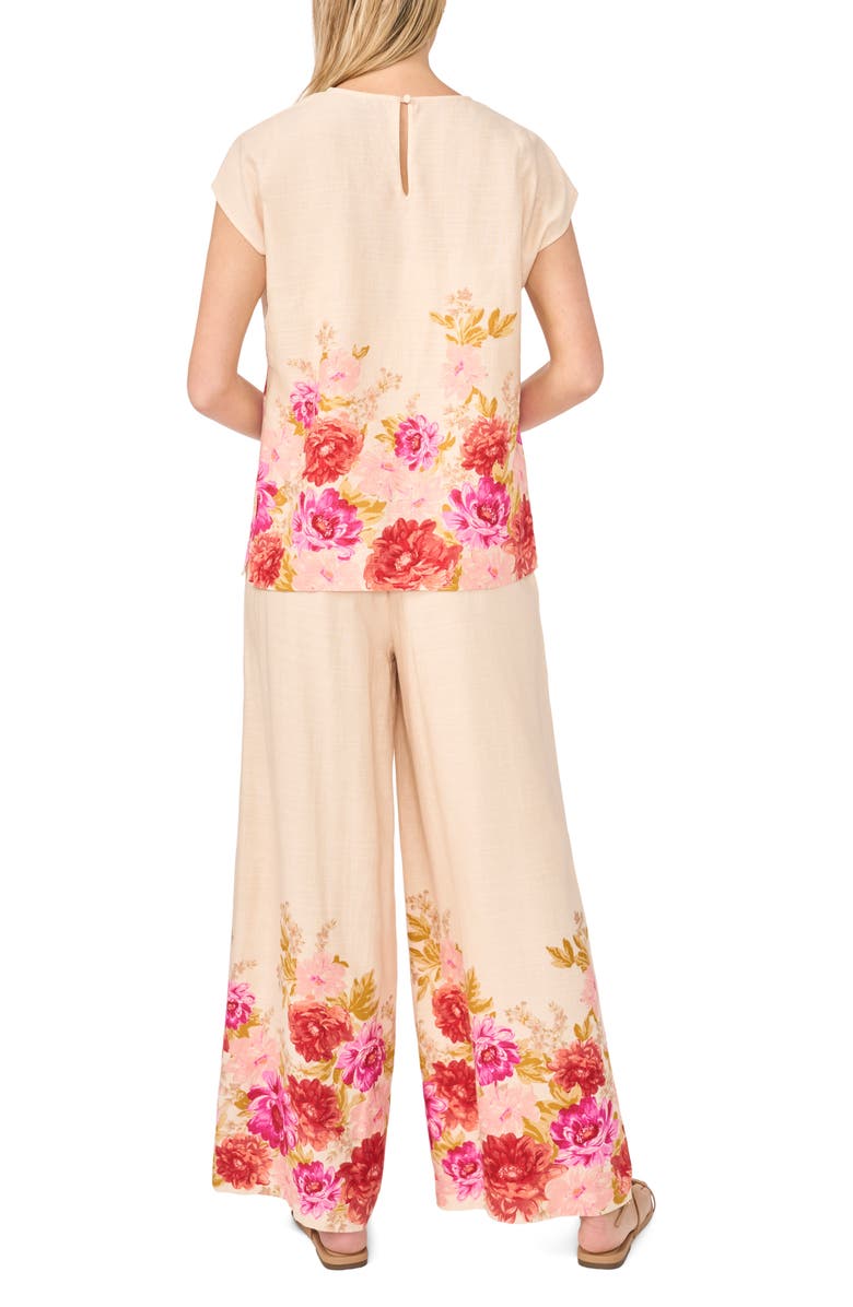 Halogen<sup>®</sup> Floral Print Top, Alternate, color,