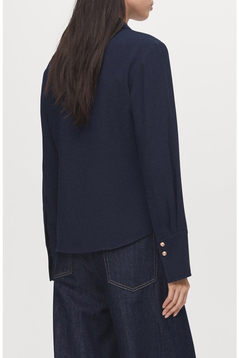 Button-Up Shirt, Alternate, color, NAVY