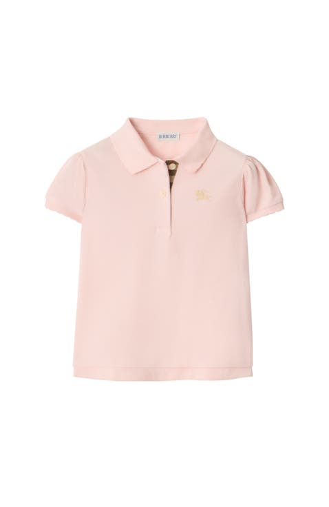 Girls' Cotton Polo Shirt