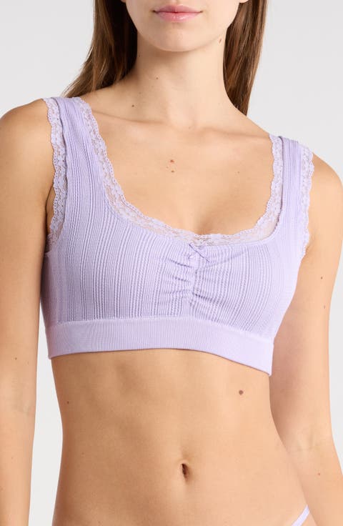 Ruched Longline Bralette