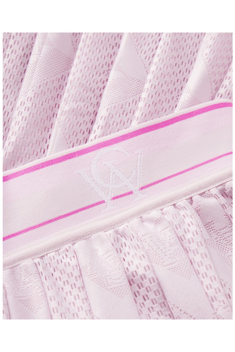 Celine Pleated Golf Miniskirt, Alternate, color, PETAL PINK