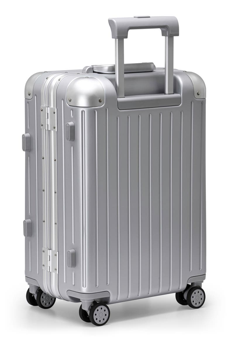 Montro Carry-On Spinner Luggage, Alternate, color, SILVER