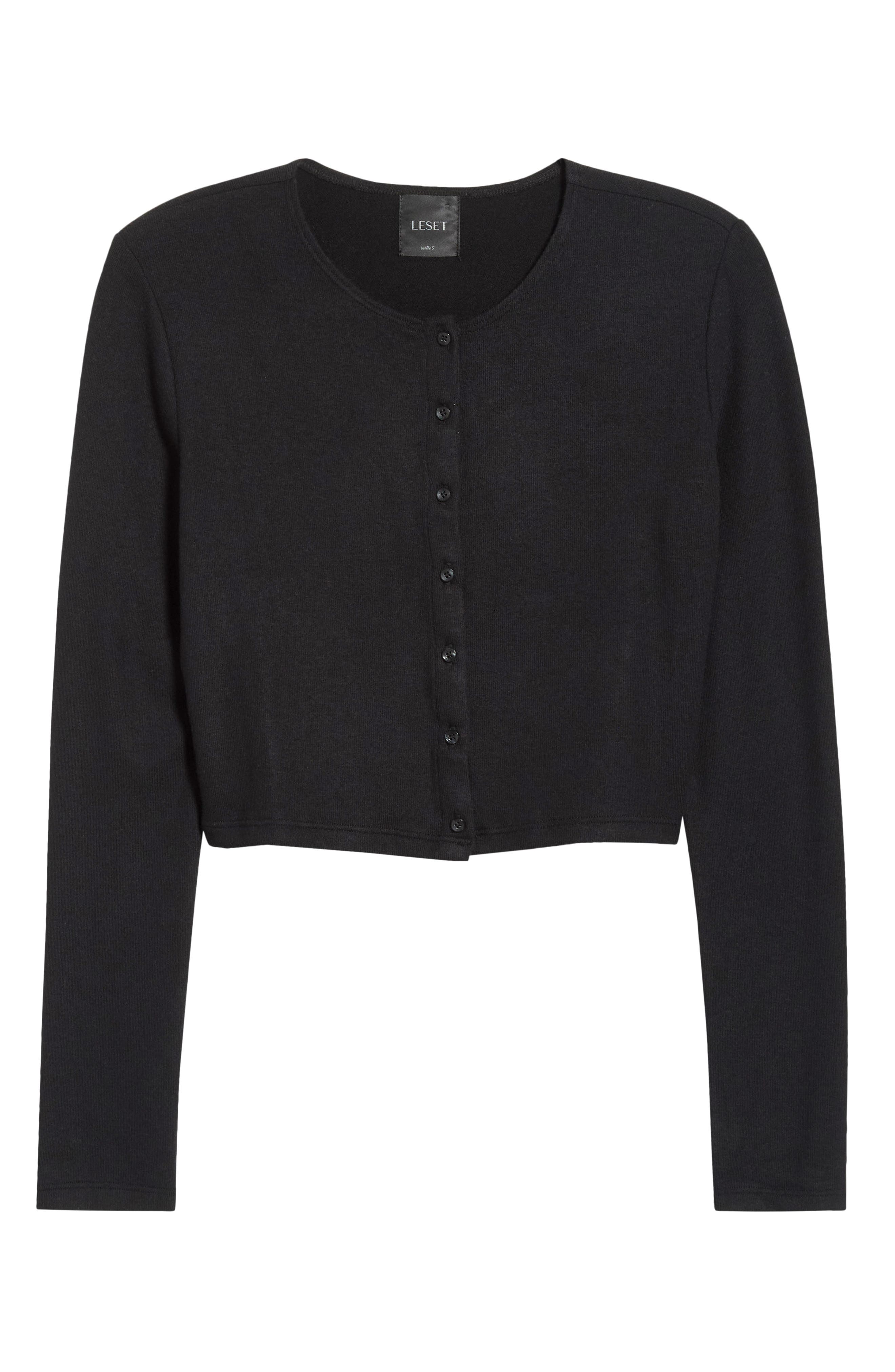 LESET Lauren Crop Cardigan (Women) | Nordstrom
