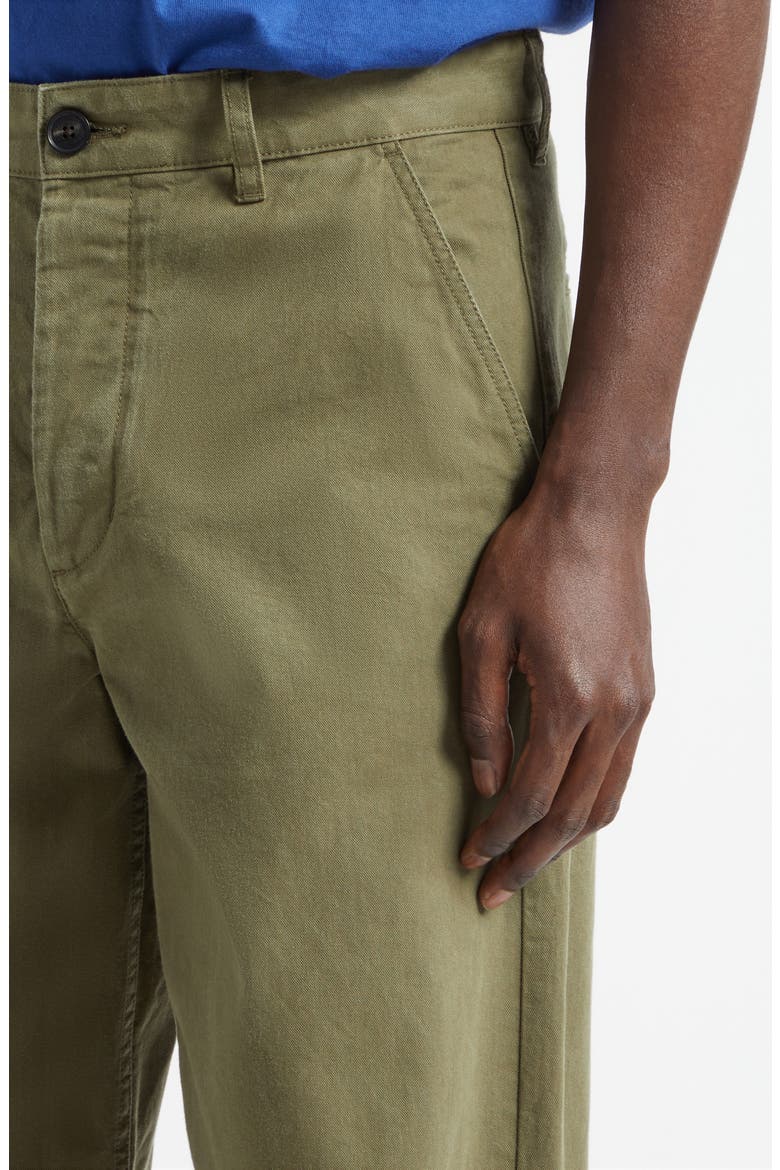 Double Pocket Buckle Back Chinos, Alternate, color, KHAKI