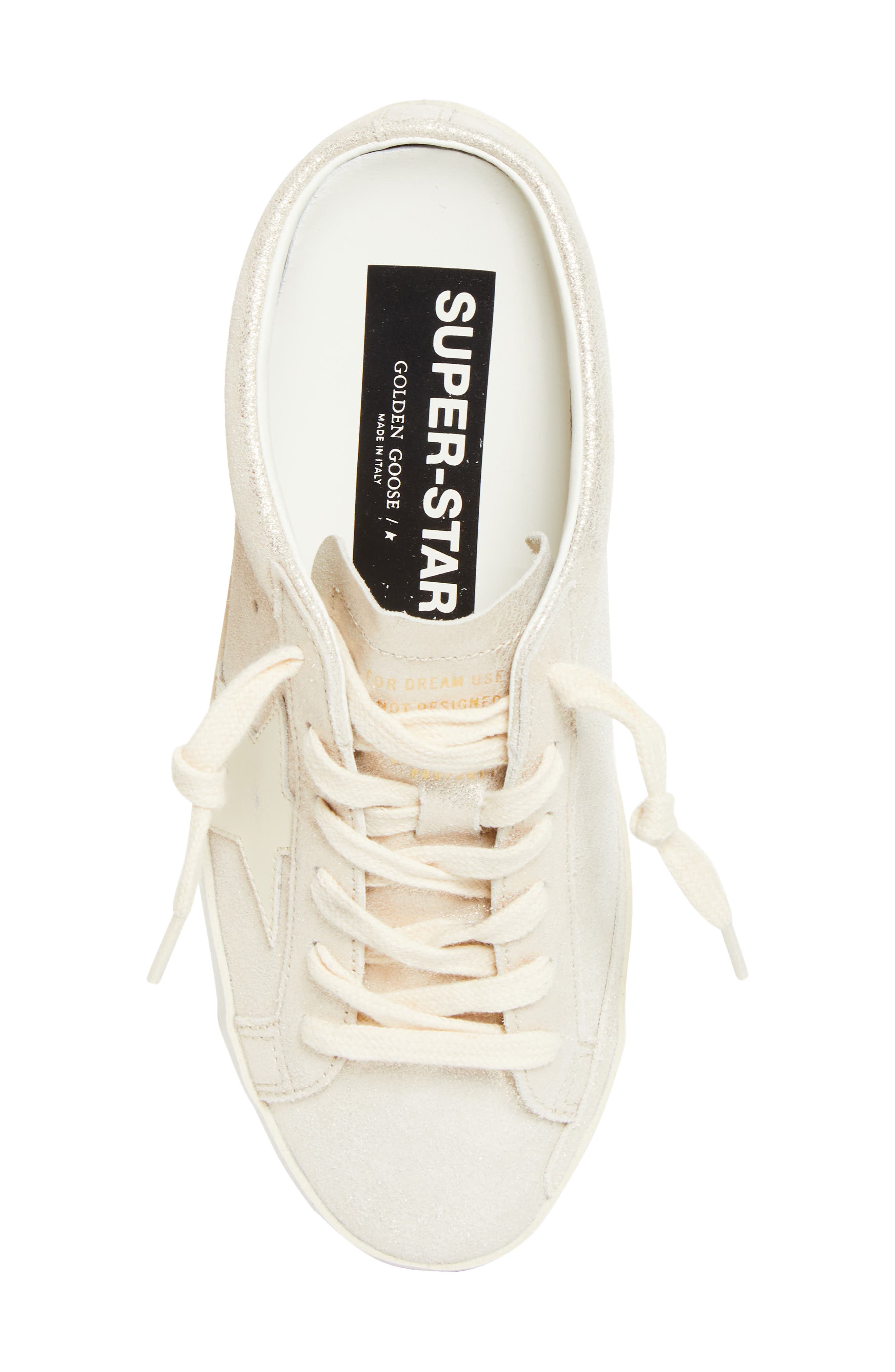 Golden Goose Super-Star Sabot Mule Sneaker, Alternate, color, Platinum/ Cream