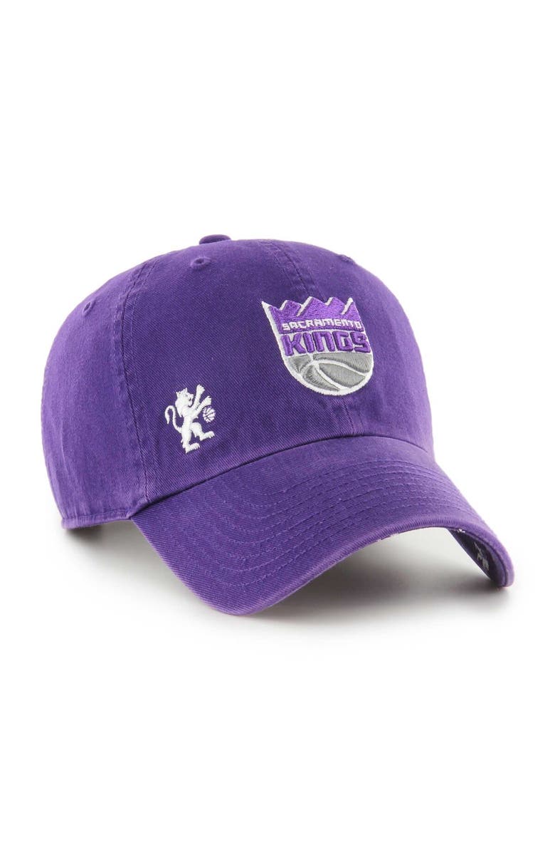 '47 Women's '47 Purple Sacramento Kings Confetti Undervisor Clean Up Adjustable Hat, Main, color, Purple