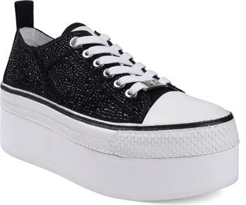 [JILLSTUART]★25SS★Cassia Shirring Platform Sneakers ZIGI Koralay Rhinestone Platform Sneaker (Women) | Nordstrom