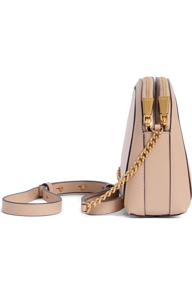 Kate Spade New York morgan colorblock double zip dome crossbody bag, Alternate, color, Pale Dogwood Multi