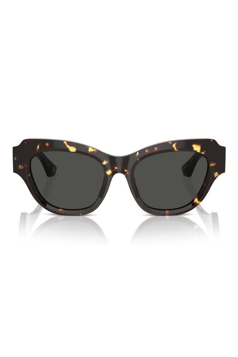 52mm Irregular Sunglasses, Main, color, DK HAVANA