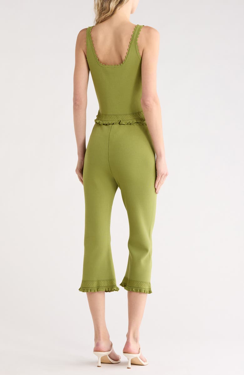EDIT by JASON WU Scalloped Tank & Leggings Set, Alternate, color, Moss