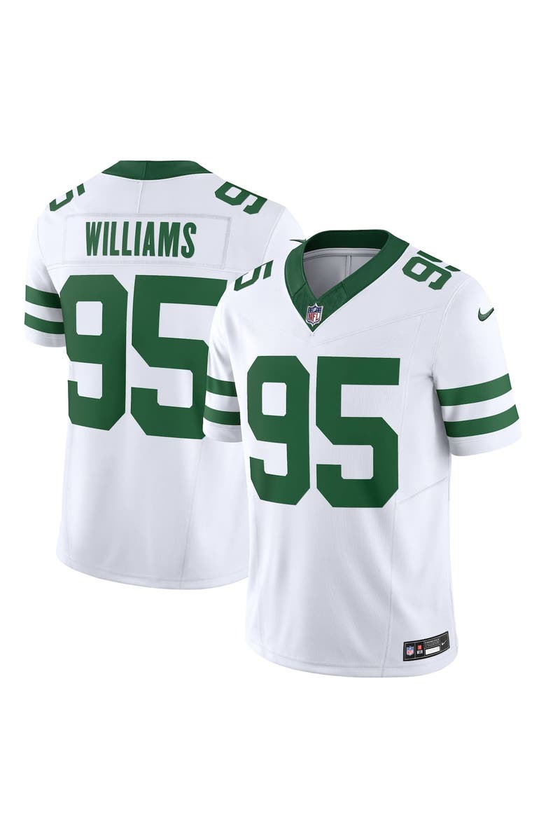 Nike Men's Nike Quinnen Williams Legacy White New York Jets Vapor F.U.S.E. Limited Jersey, Main, color, White