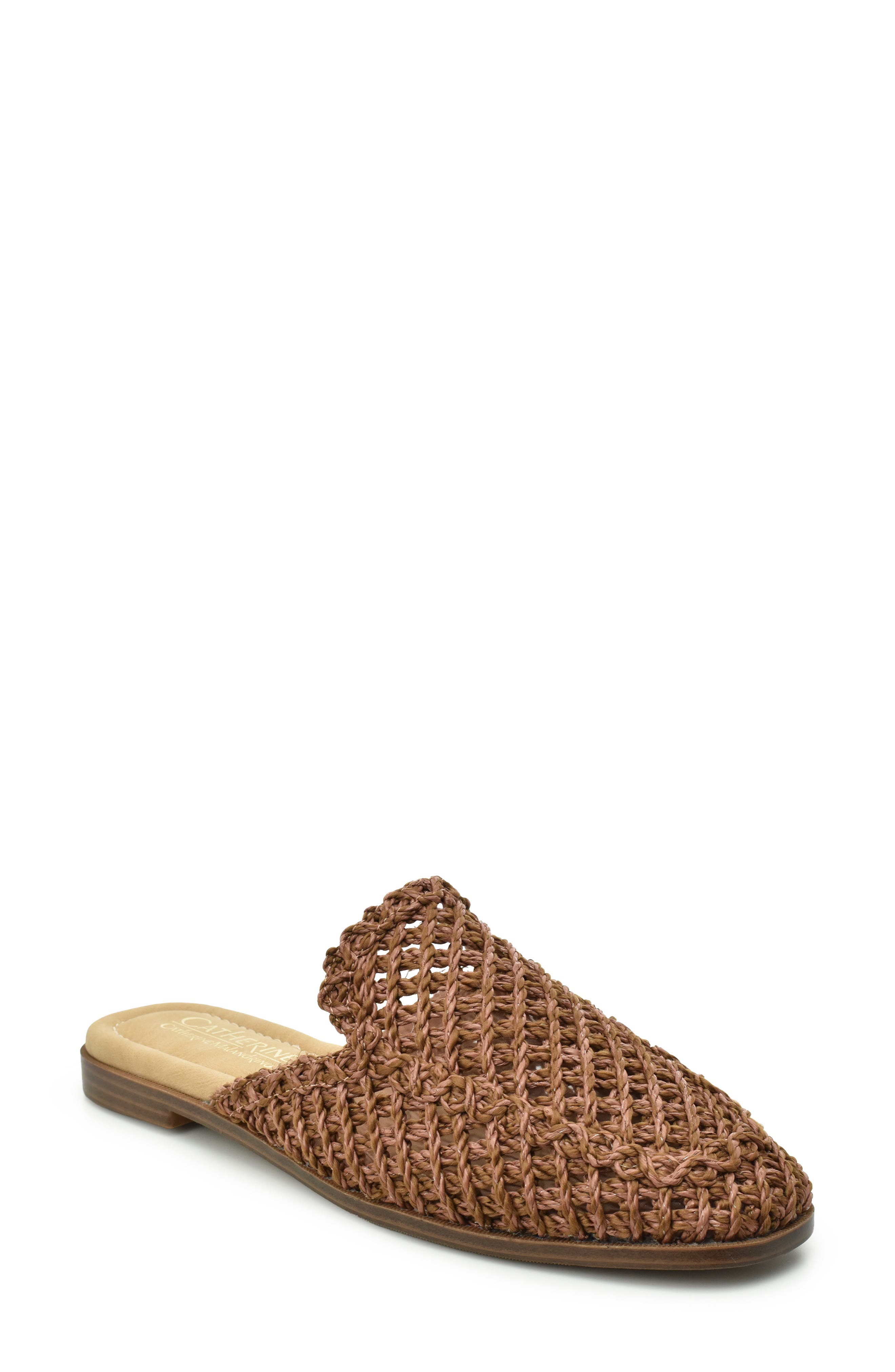 Raffia Mule, Main, color, BROWN