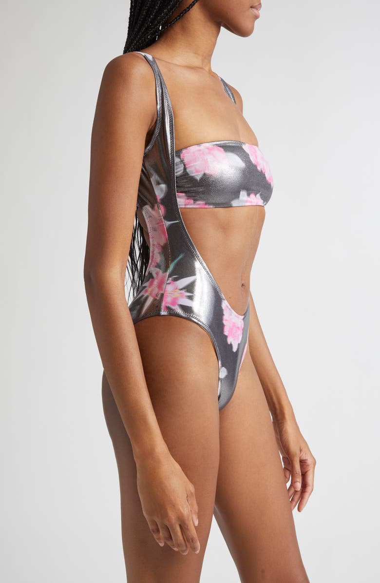 JULIE KEGELS Astrid Cutout One-Piece Swimsuit, Alternate, color, 