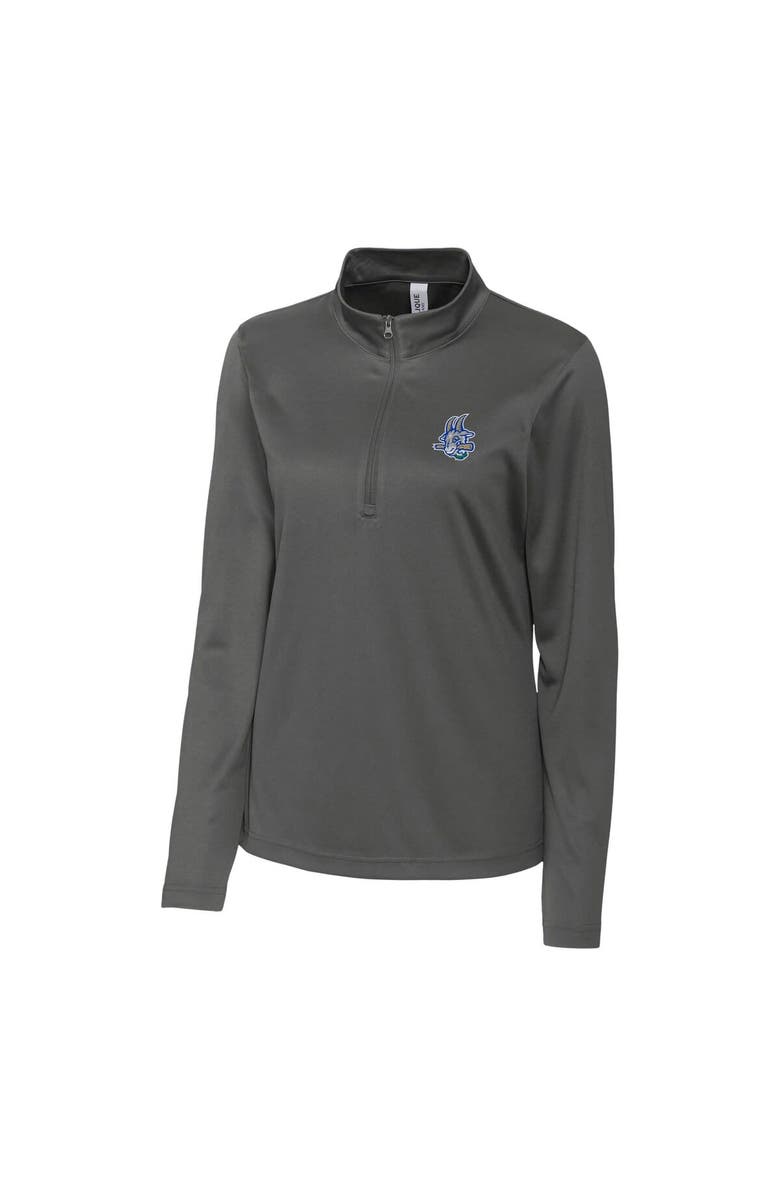 Cutter & Buck Women's Cutter & Buck  Steel Hartford Yard Goats Clique Spin Eco Performance Half-Zip, Alternate, color, 