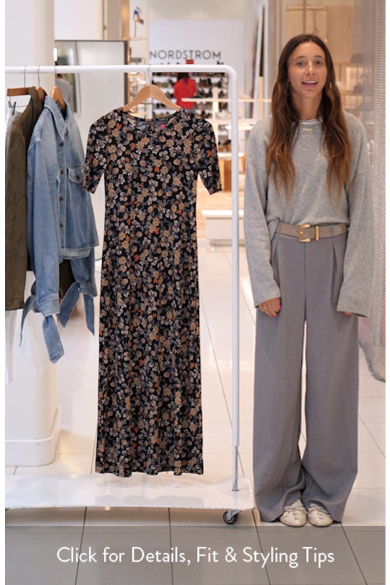 Print Maxi Dress video