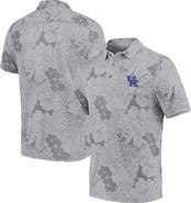 Tommy Bahama Men's Tommy Bahama Gray Kentucky Wildcats Miramar Blooms Polo