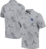 Tommy Bahama Men's Tommy Bahama Gray Kentucky Wildcats Miramar Blooms Polo