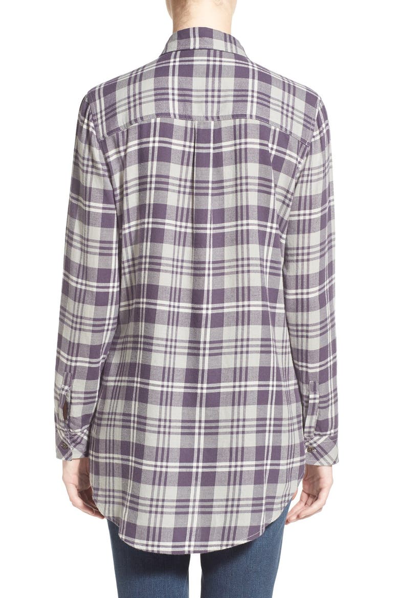 Plaid Shirt, Alternate, color, GREY STONE WOODLAND PLAID