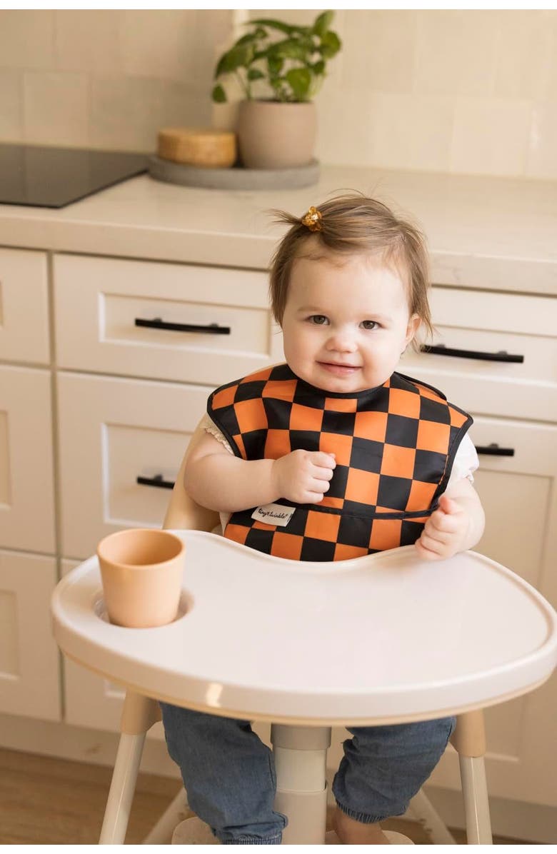 Tiny Twinkle Mess-Proof and Waterproof Baby Food  BPA-Free Bib w/Adjustable Closure 3pc - Solids, Alternate, color, Halloween