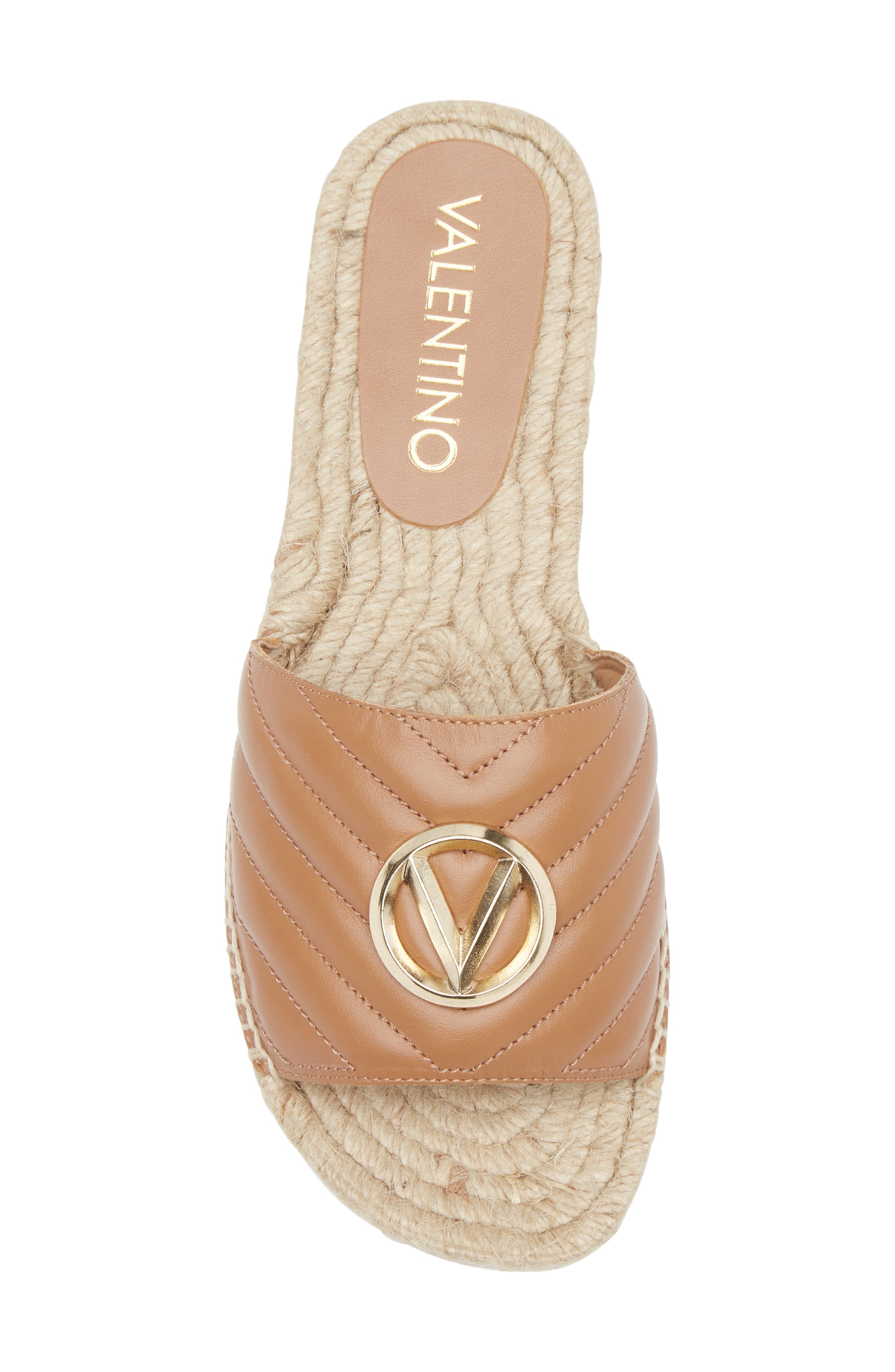 VALENTINO BY MARIO VALENTINO Clabee VLOGO Platform Sandal, Alternate, color, Brown