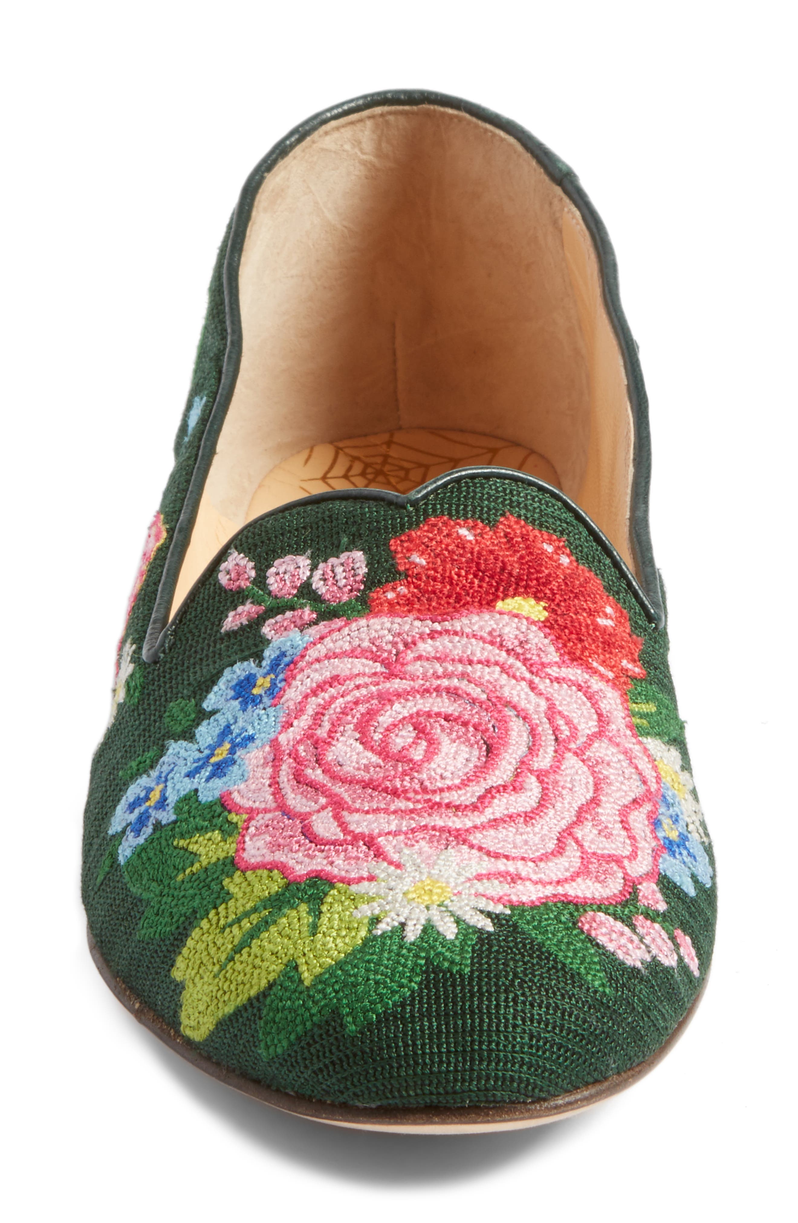 Charlotte Olympia Rose Garden Loafer, Alternate, color, 