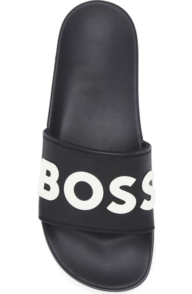 BOSS Kirk Slide Sandal, Alternate, color, Black