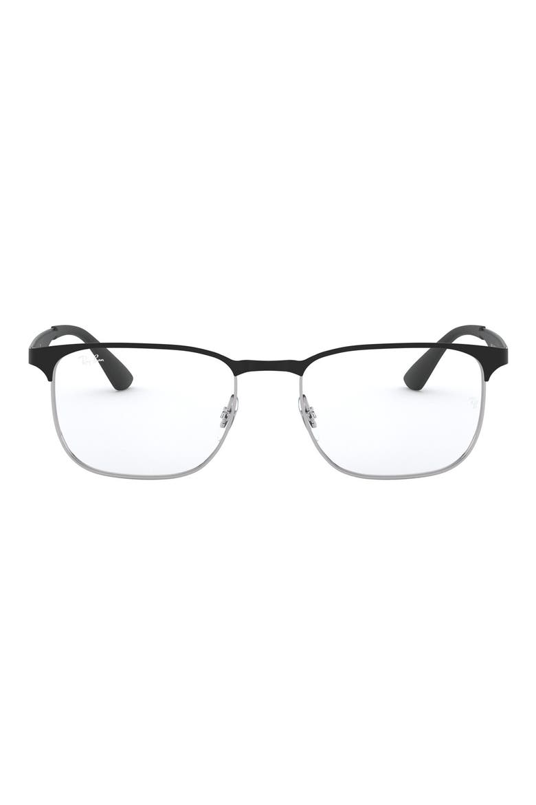 54mm Optical Glasses, Main, color, SILVER/ BLACK