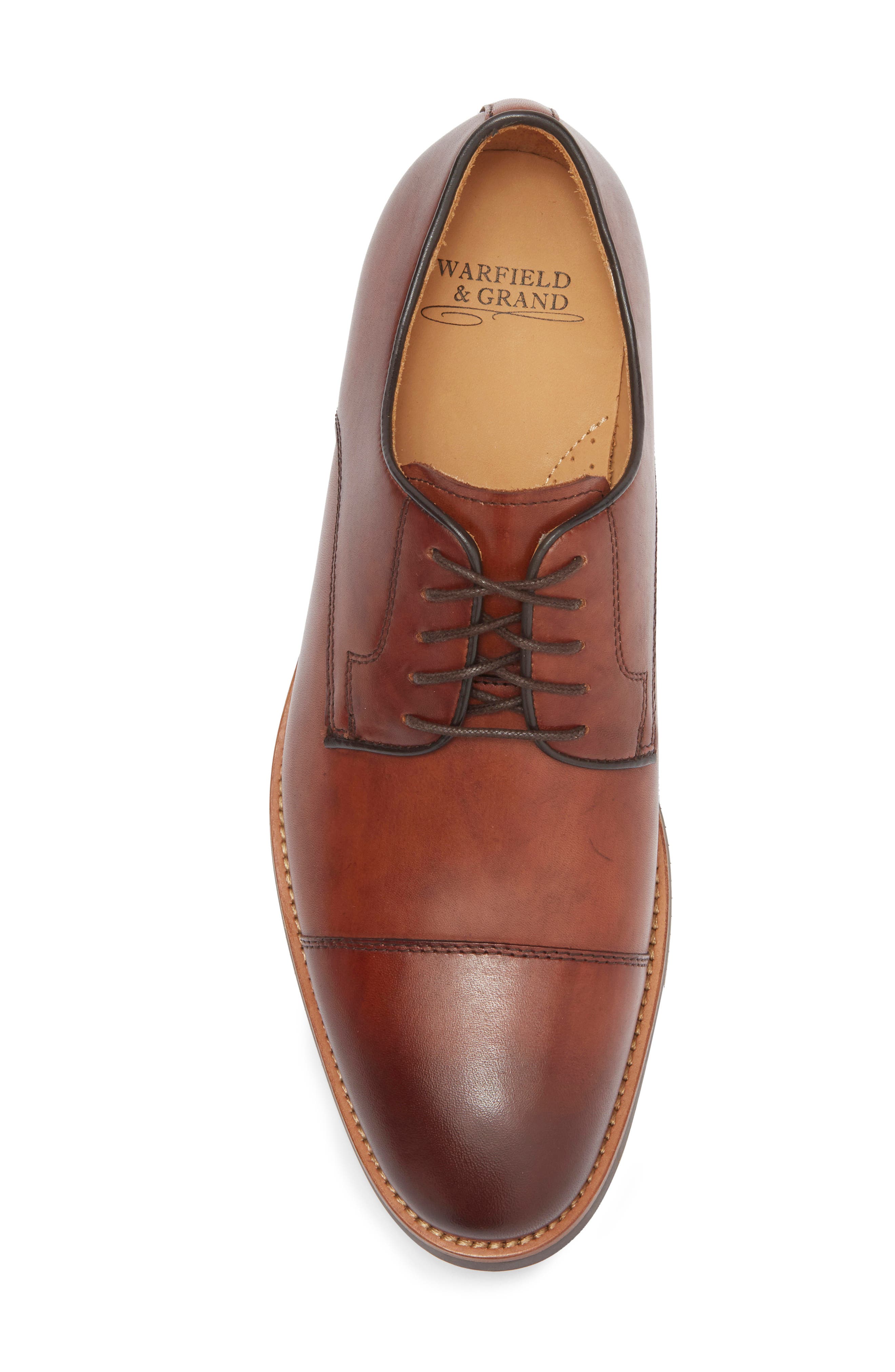 Warfield & Grand Harlen Cap Toe Derby, Alternate, color, 