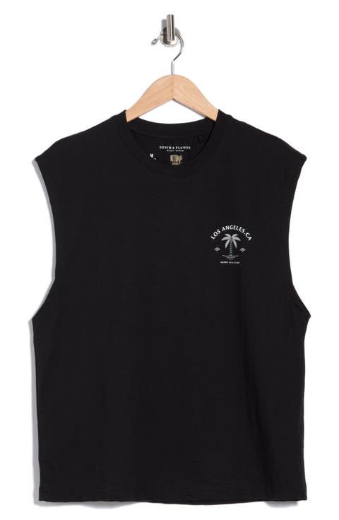 LA Beach Club Graphic Muscle Tank