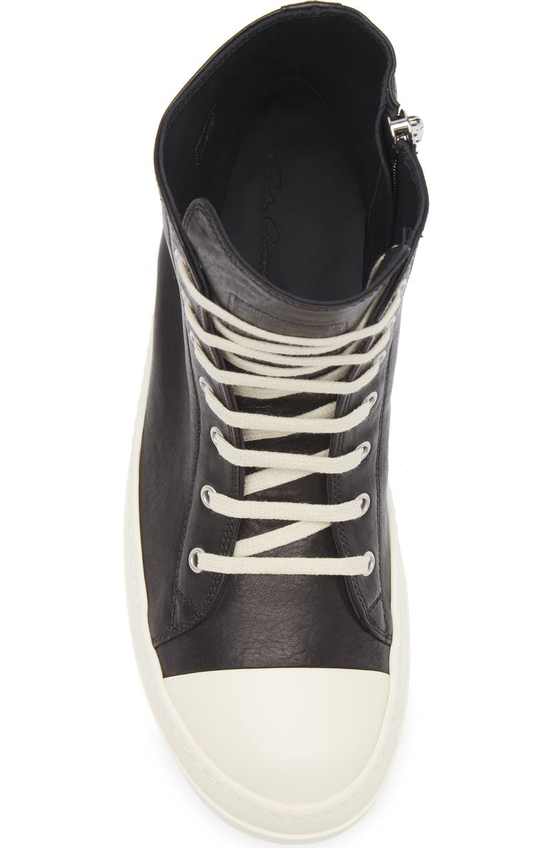 Rick Owens Hollywood Leather High Top Sneaker, Alternate, color,