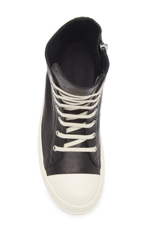 Rick Owens Hollywood Leather High Top Sneaker