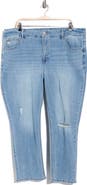 Seven7 Tummyless Ankle Straight Leg Jeans