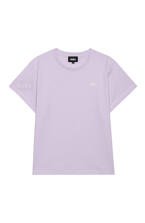 Dalix Womens Bow Lightweight High Waisted Tee In Purple