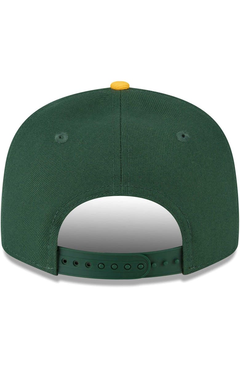 New Era Men's New Era  Green/Gold Green Bay Packers Headline 9FIFTY Snapback Hat, Alternate, color, 