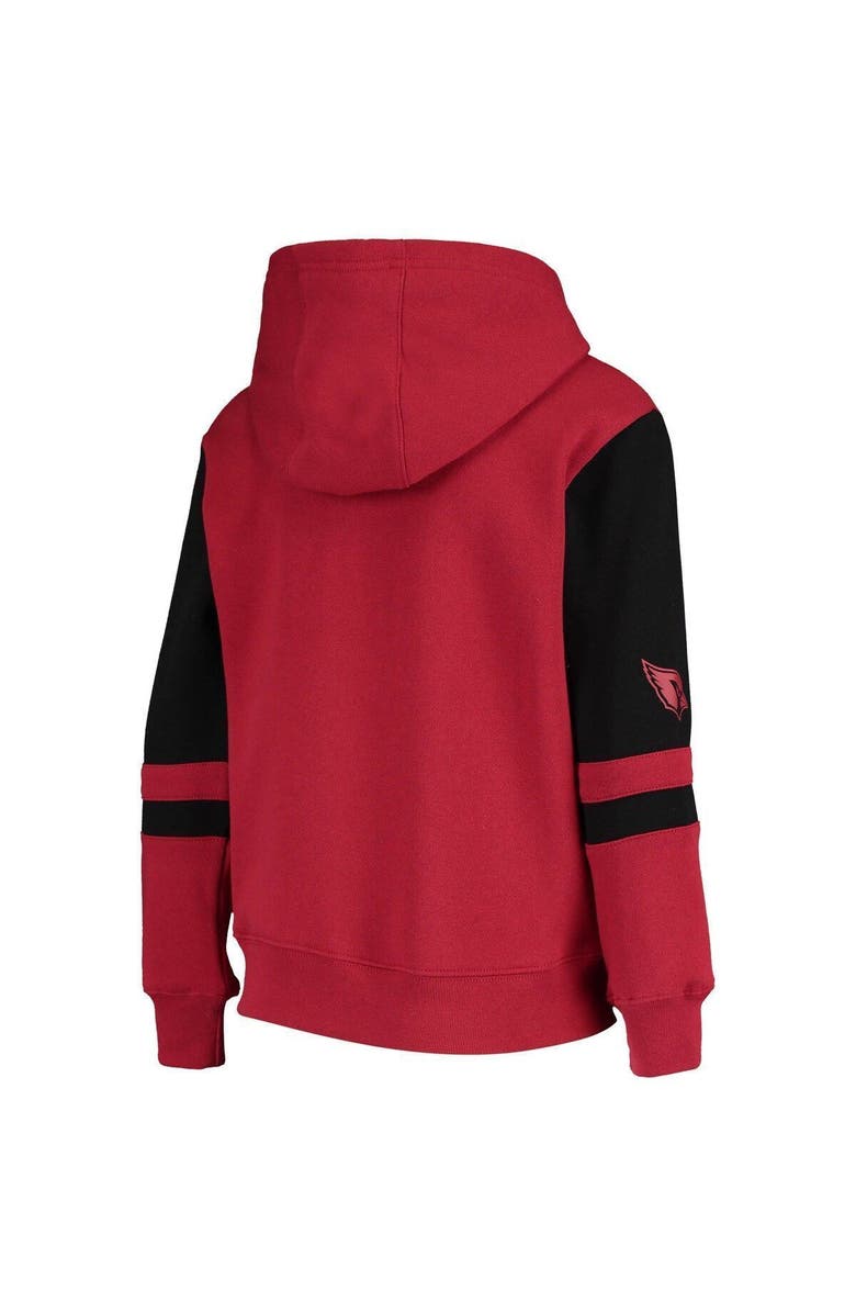 Outerstuff Youth Cardinal Arizona Cardinals Stadium Full-Zip Hoodie, Alternate, color,