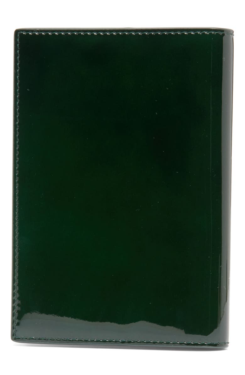 Saint Laurent Patent Leather Passport Case, Alternate, color, 