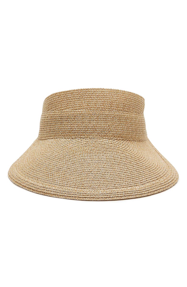 Eugenia Kim Ricky Woven Visor, Alternate, color,