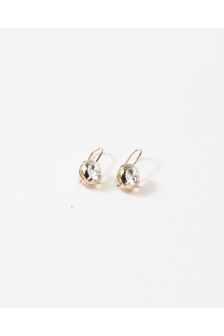 Claire Drop Earrings, Main, color, Gold Vermeil