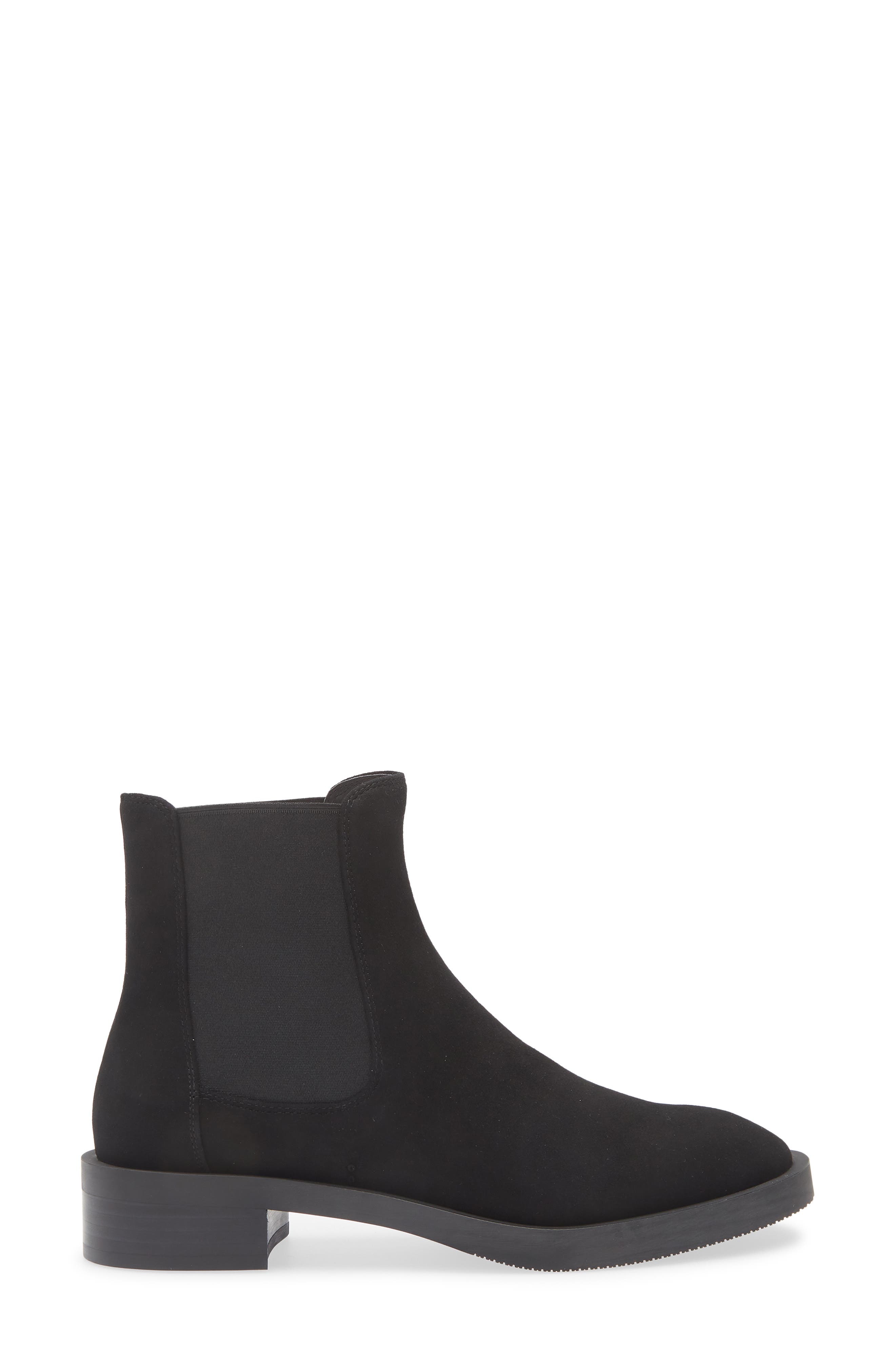 Stuart Weitzman Sondra Chelsea Bootie, Alternate, color, Black Suede