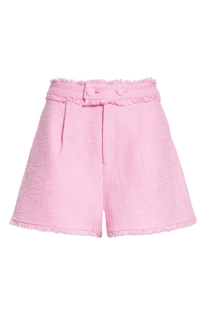Cinq à Sept Cherryl High Waist Bouclé Shorts, Alternate, color, 