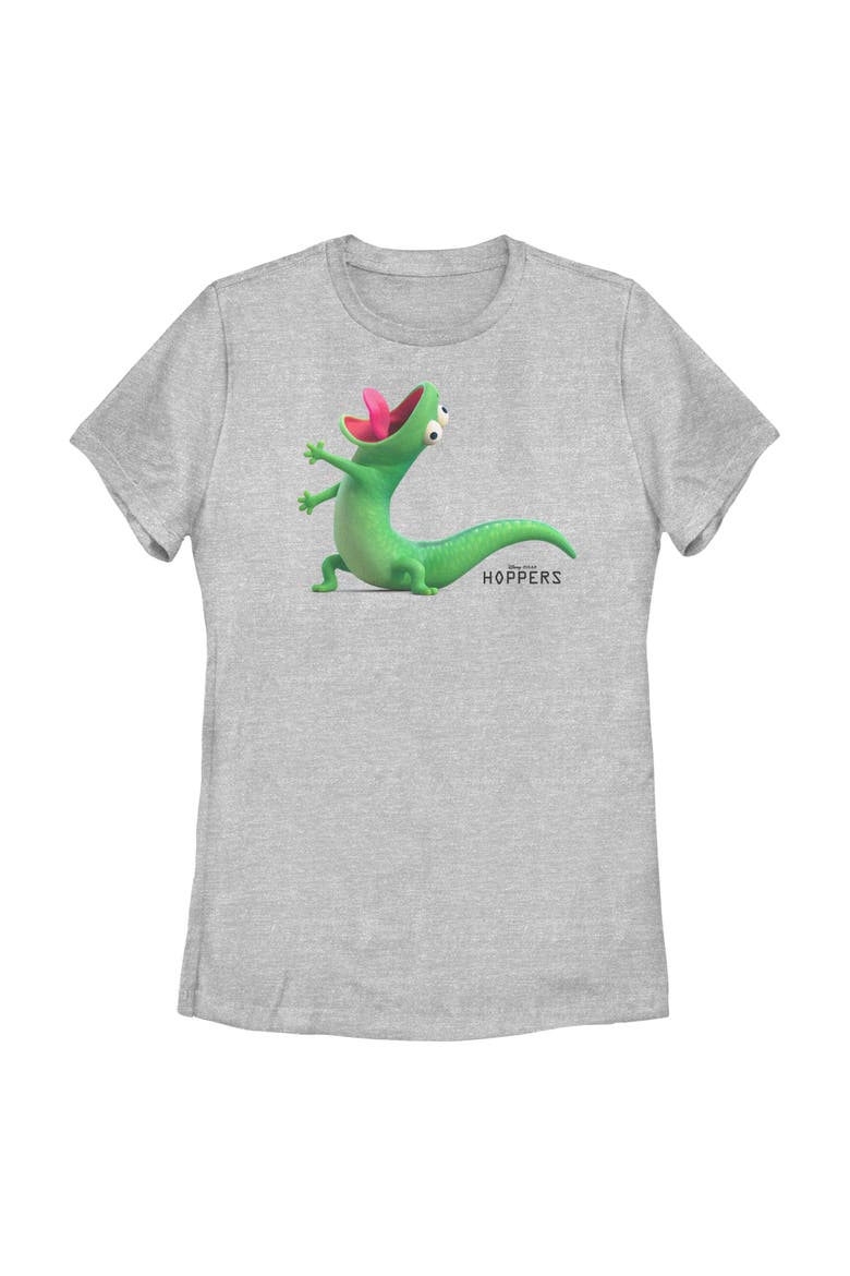 Women's Hoppers Tom Lizard Celebration Pose  Graphic T-Shirt, Main, color, Athletic Heather