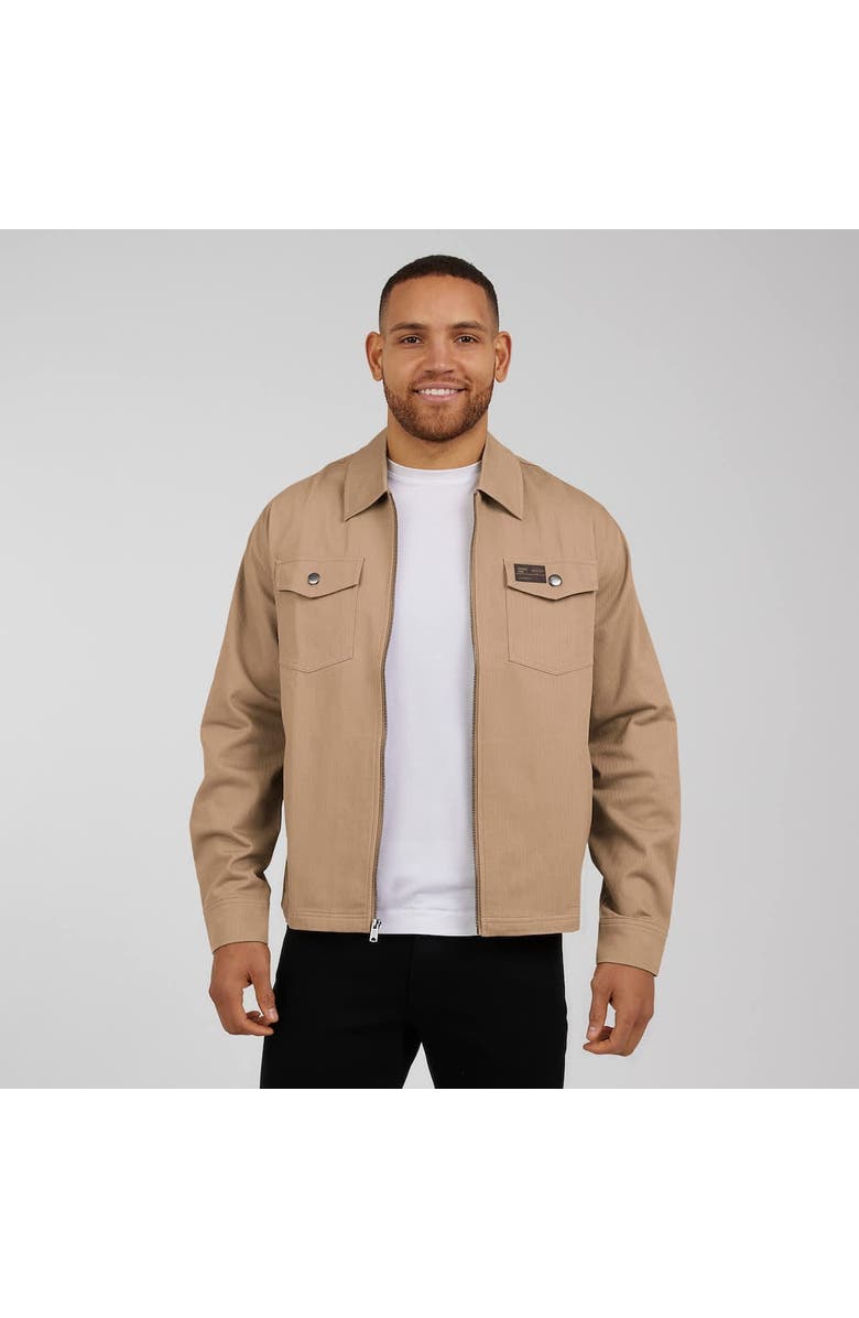 Darius Rucker Collection by Fanatics Men's Darius Rucker Collection by Fanatics  Tan Chicago Cubs Distressed Washed Full-Zip Jacket, Alternate, color, Tan