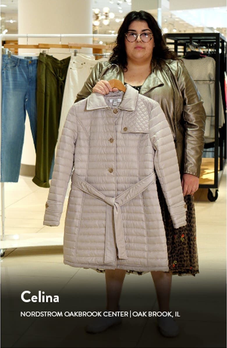 Water Resistant Quilted Trench Coat, sales video thumbnail