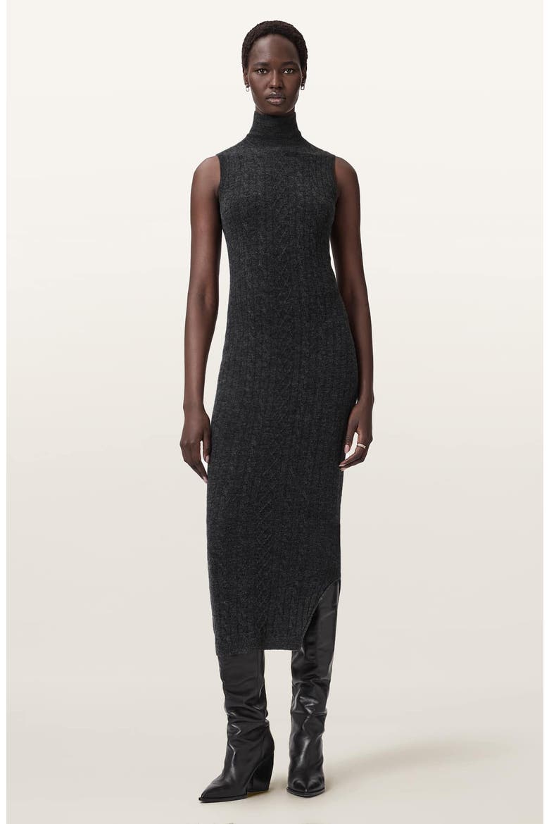 Sabine Cardigan & Dress, Alternate, color, CHARCOAL GREY